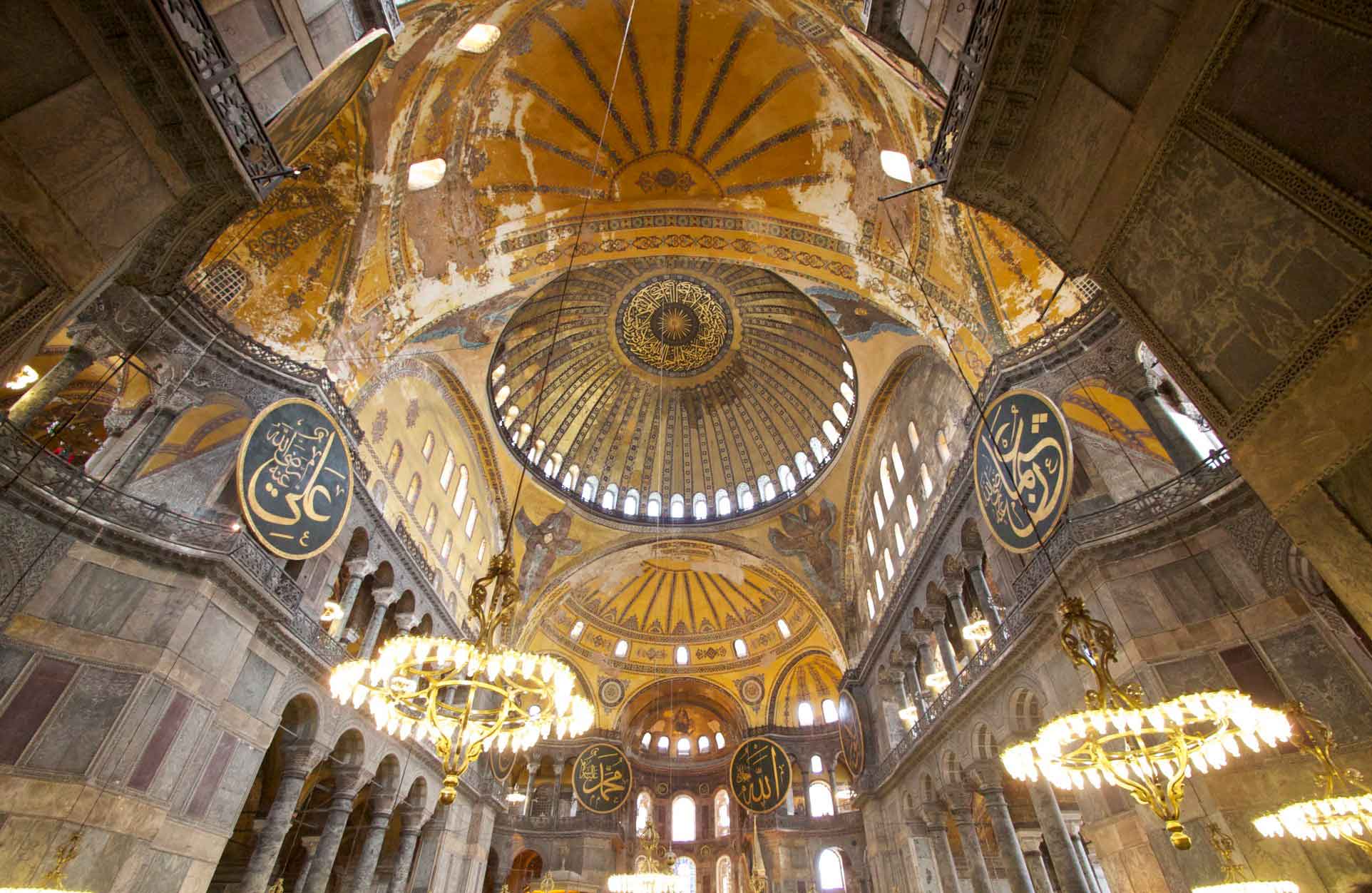 Hagia sophia has been a christian place of worship for 916 years, then conv...